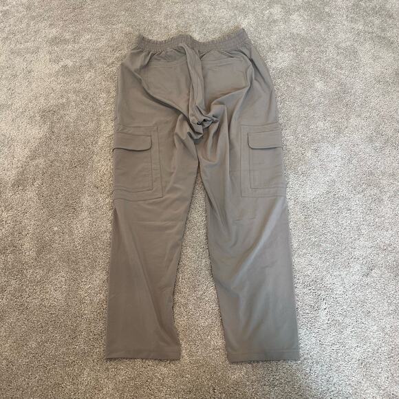 Athleta Women's Cargo‎ Tech Pant Light Grey Size 10 - Picture 4 of 9
